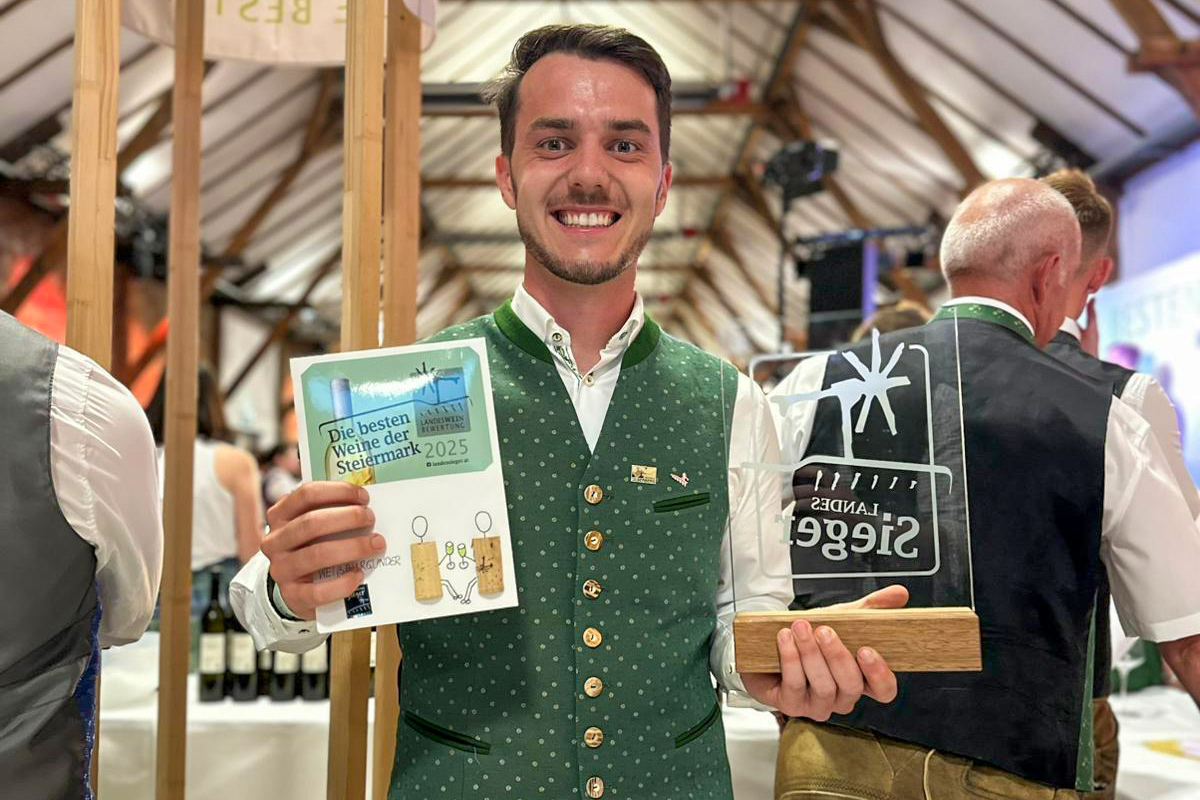 Landessieger mit dem Weißburgunder Südsteiermark DAC
